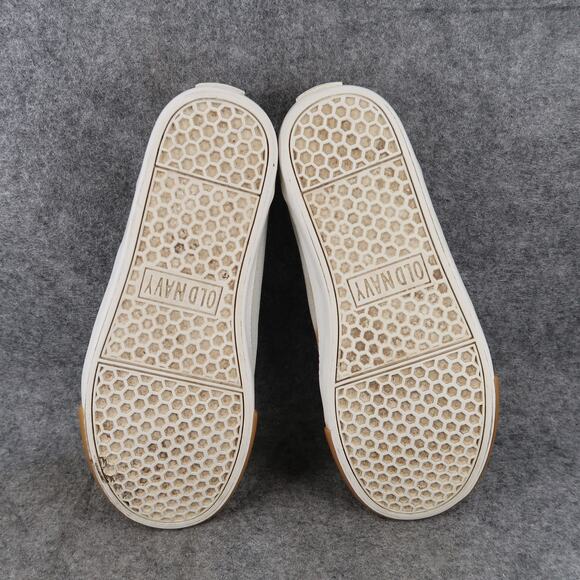 Old Navy Shoes Kids 4 Casual Sneakers Canvas Lace Up Trainers Boy Girl Youth - Picture 9 of 10